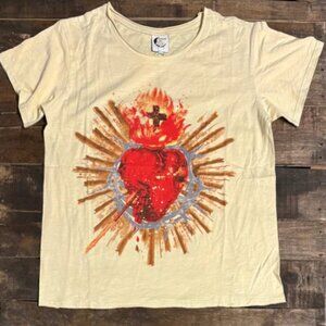Jaded Gypsy Moon Dance Tee Sacred Heart NEW S/M